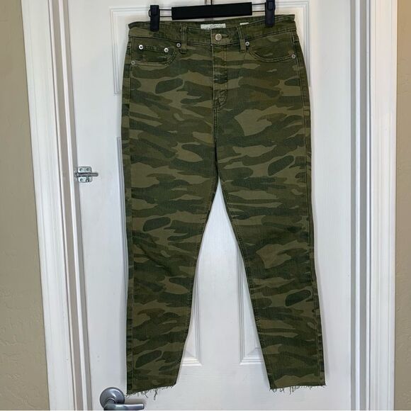 Lucky Brand Camo Bridgette Crop Jeans Size 6 Raw Hem - Picture 4 of 11